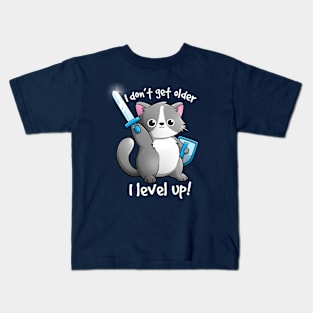 Level up cat Kids T-Shirt